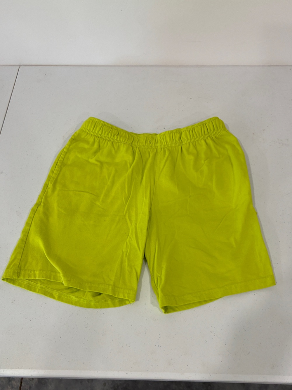 Cat & Jack Neon Lime Green Knit Pull On Shorts Size XL (14)